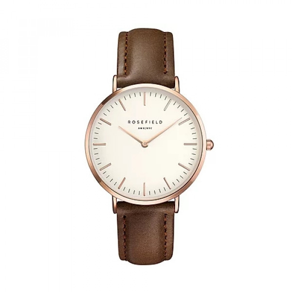 The Bowery White Brown Rose gold