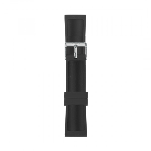 IAM Large black silicone strap