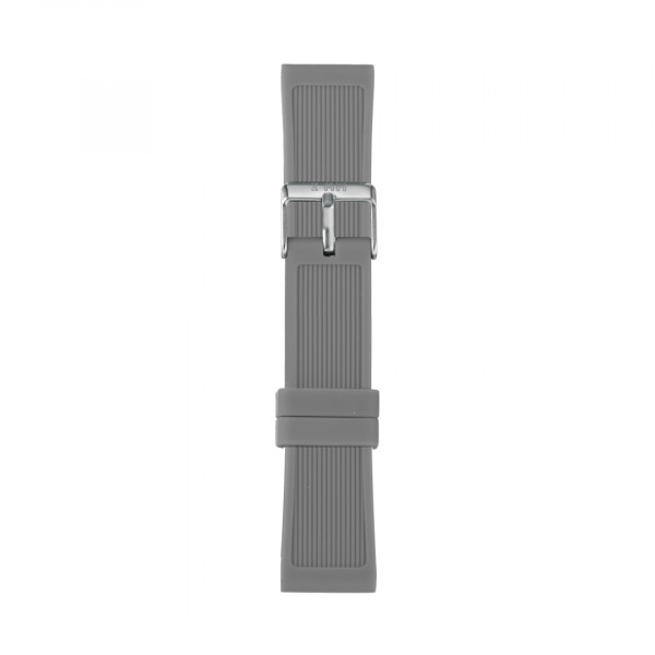 IAM Large cool grey silicone strap