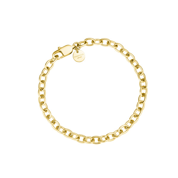 Oval Chainlink Bracelet - Gold