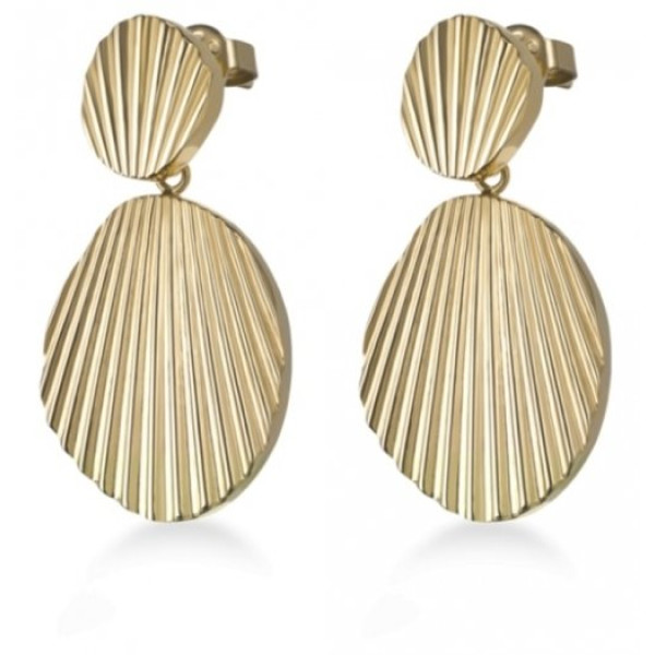 Shell shape earrings - Gold