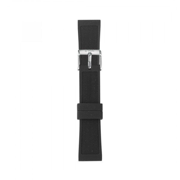 IAM Medium black silicone strap