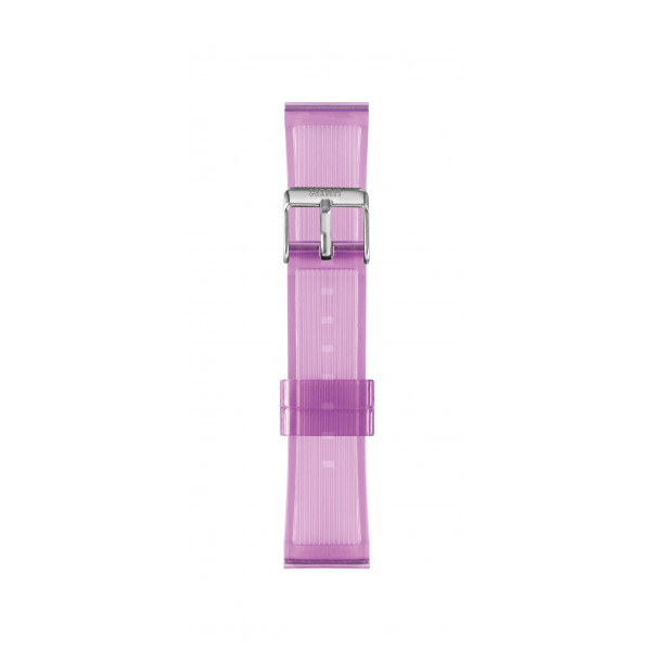 IAM Medium lilac transparent silicone strap